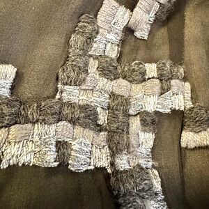 Adam Lippes Adampluseve Silk Metallic Lattice Cocktail Dress Made USA 6